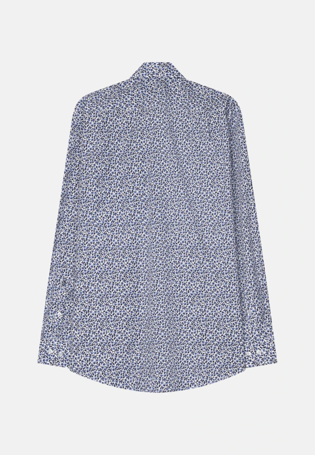 Regular Business shirt Print in Dark Blue |  Seidensticker Onlineshop