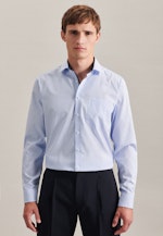Regular Business shirt Stripes in Light Blue |  Seidensticker Onlineshop