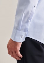 Chemise Business Regular Popeline Col Kent in Bleu Clair |  Seidensticker Onlineshop