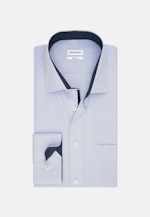 Non-iron Poplin Business Shirt in Regular with Kent-Collar in Light Blue |  Seidensticker Onlineshop