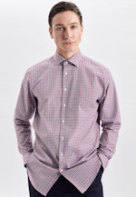 Regular Performancehemd Karo in Rot |  Seidensticker Onlineshop