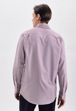 Regular Performancehemd Karo in Rot |  Seidensticker Onlineshop