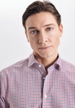 Regular Performancehemd Karo in Rot |  Seidensticker Onlineshop