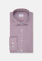 Regular Performancehemd Karo in Rot |  Seidensticker Onlineshop