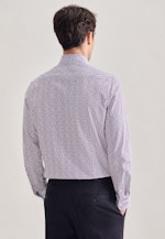 Slim Performancehemd Druck in Rot |  Seidensticker Onlineshop