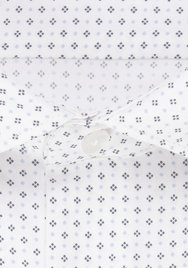 Slim Performancehemd Druck in Hellblau | Seidensticker Onlineshop