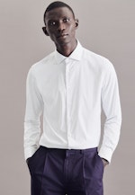 Slim Chemise performance Imprimé in Bleu Clair |  Seidensticker Onlineshop