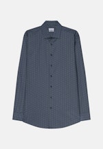 Regular Business shirt Print in Dark Blue |  Seidensticker Onlineshop
