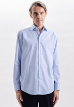 Regular Chemise d'affaires Imprimé in Bleu Clair |  Seidensticker Onlineshop