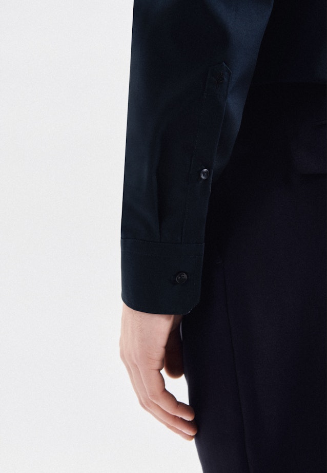 Regular Business shirt Uni in Dark Blue |  Seidensticker Onlineshop