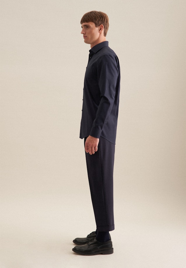 Regular Business shirt Uni in Dark Blue |  Seidensticker Onlineshop