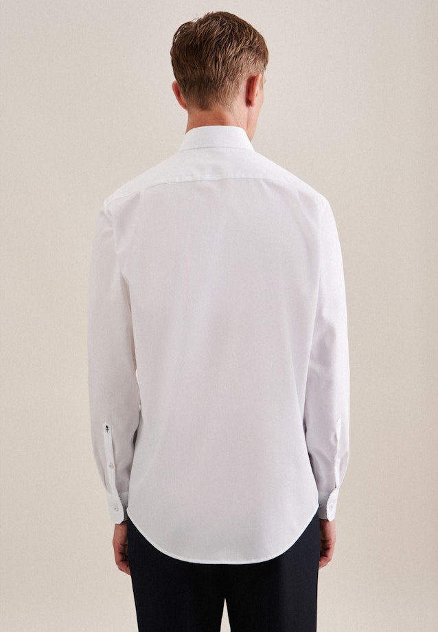 Non-iron Poplin Business Shirt in Regular with Kent-Collar in White |  Seidensticker Onlineshop