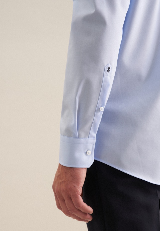 Regular Business shirt Uni in Medium Blue |  Seidensticker Onlineshop
