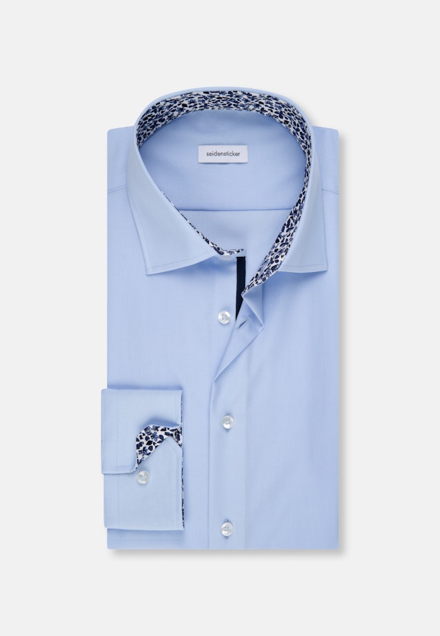 Regular Business shirt Uni in Medium Blue |  Seidensticker Onlineshop