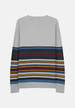 Regular Pullover rayures in Gris |  Seidensticker Onlineshop