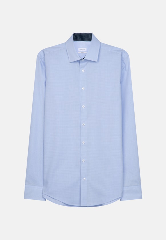 X-Slim Business shirt Check in Light Blue |  Seidensticker Onlineshop