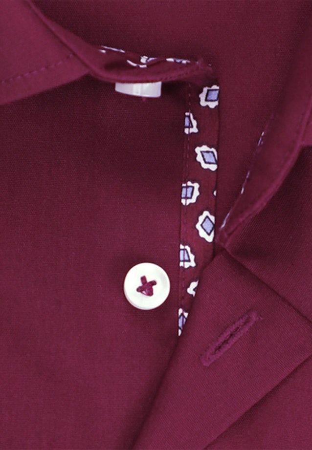 Non-iron Popeline Business overhemd in X-Slim with Kentkraag in Rood |  Seidensticker Onlineshop