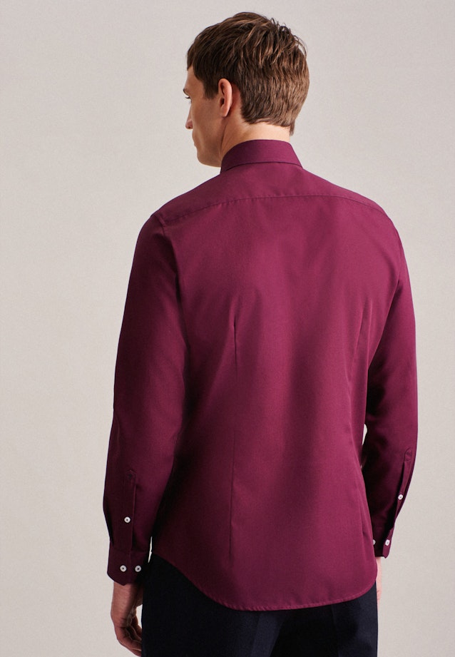 Bügelfreies Popeline Business Hemd in X-Slim mit Kentkragen in Rot | Seidensticker Onlineshop