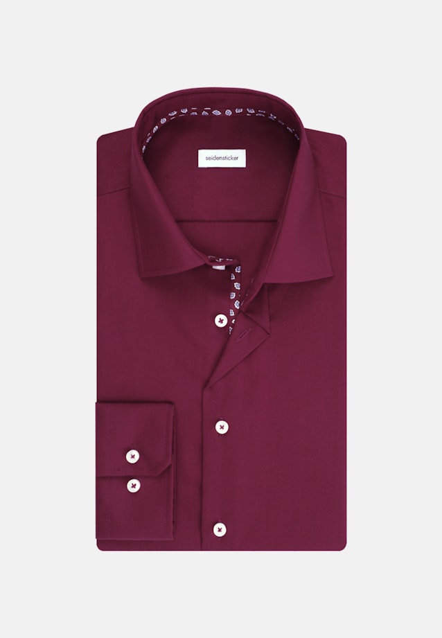 Chemise Business X-Slim Popeline Col Kent in Rouge |  Seidensticker Onlineshop