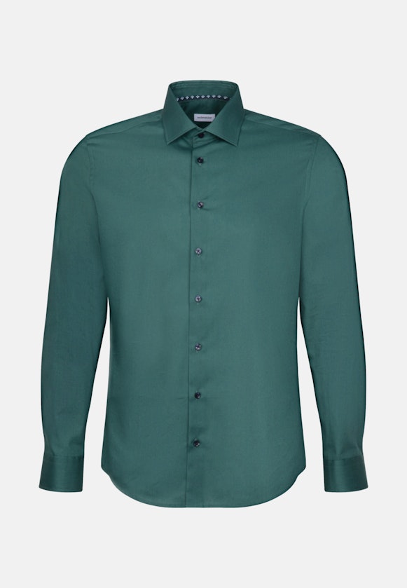 X-Slim Business shirt Uni in Green |  Seidensticker Onlineshop