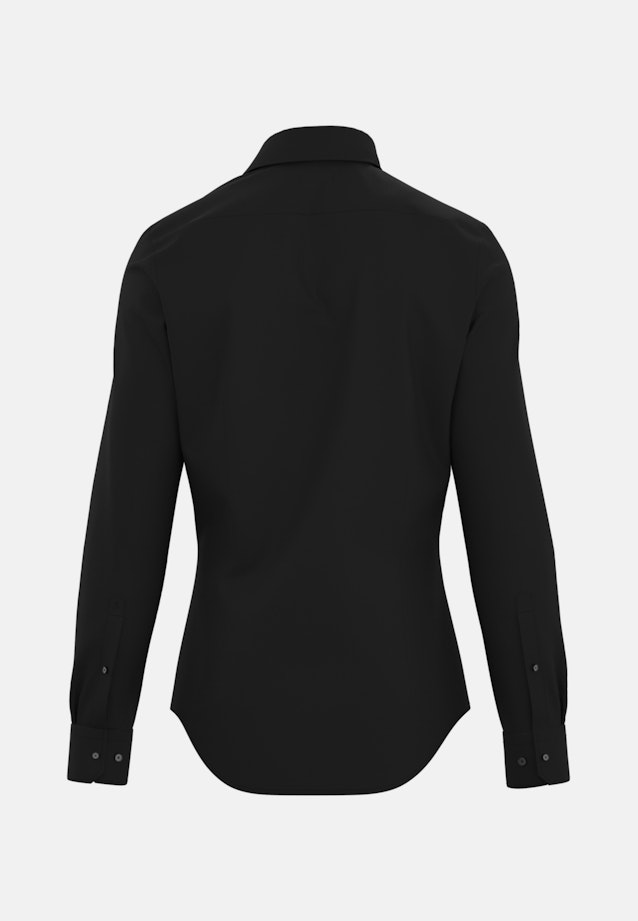 Non-iron Poplin Business Shirt in X-Slim with Kent-Collar in Black |  Seidensticker Onlineshop