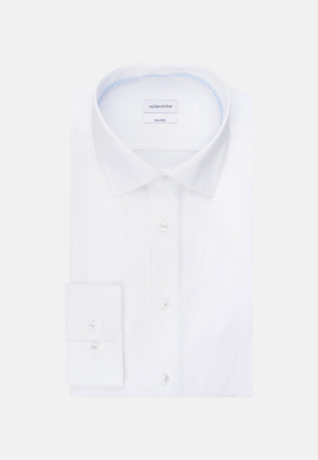 Non-iron Poplin Business Shirt in X-Slim with Kent-Collar in White |  Seidensticker Onlineshop