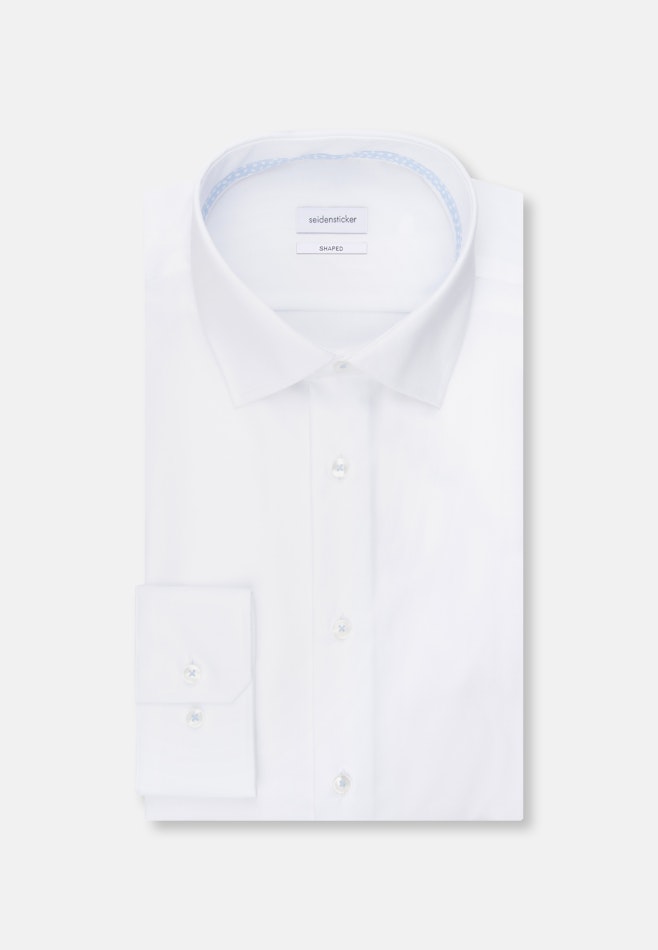 X-Slim Chemise d'affaires Uni dans Blanc | Boutique en ligne Seidensticker