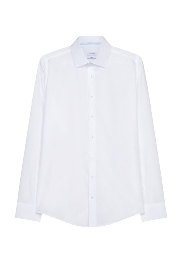 Chemise Business X-Slim Popeline Col Kent in Blanc |  Seidensticker Onlineshop