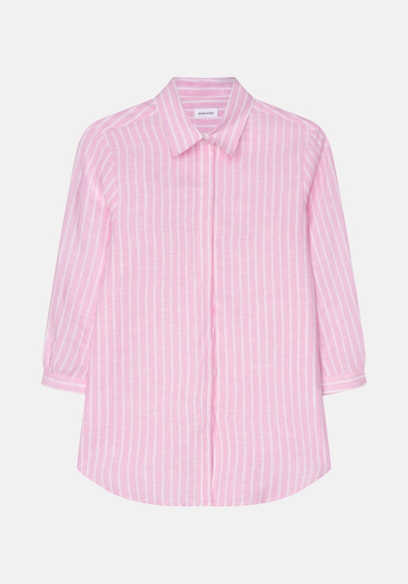 3/4 mouwen Linnen Shirtblouse in Roze/Pink |  Seidensticker Onlineshop
