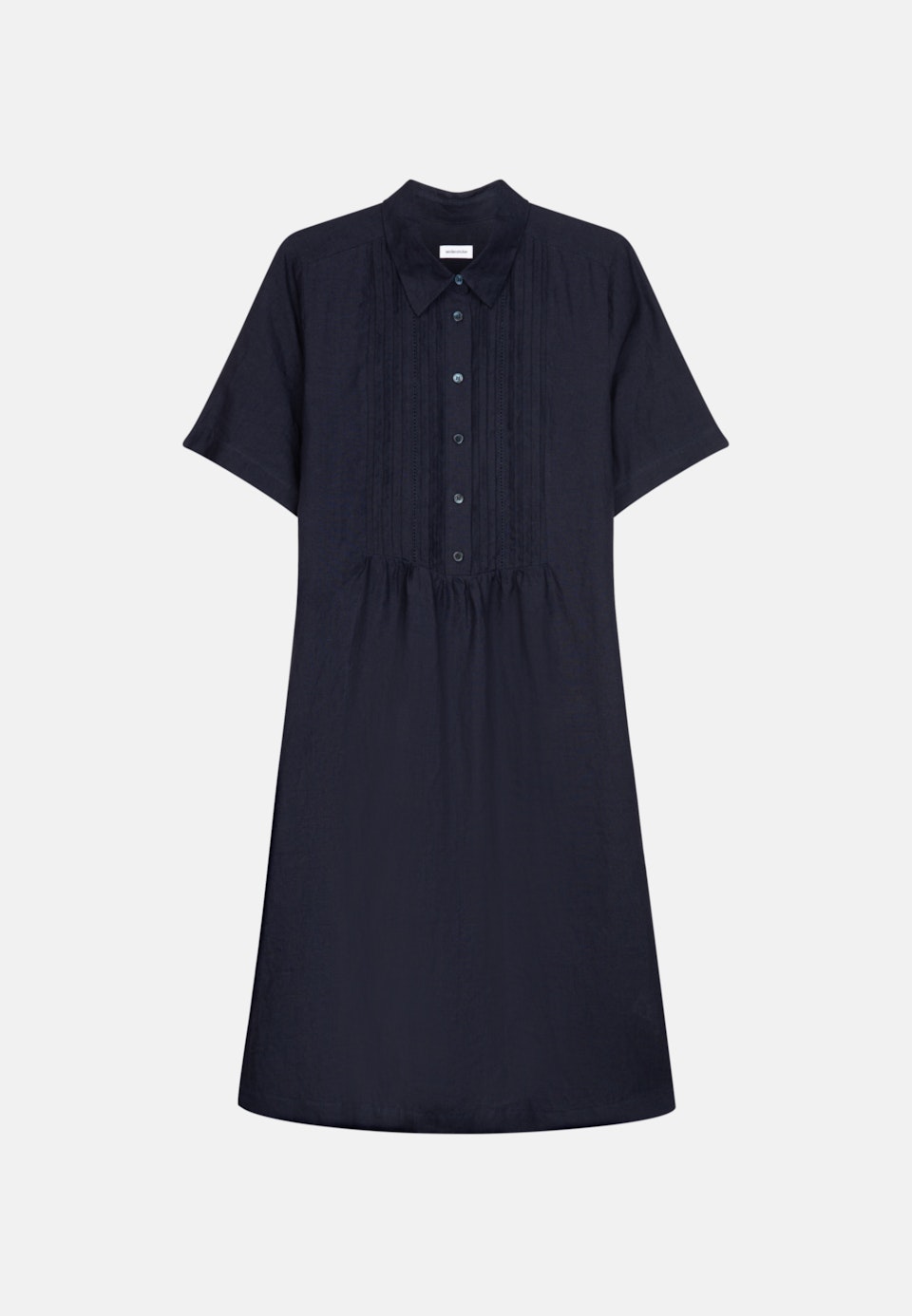 Leinen Midi Kleid in Dunkelblau | Seidensticker Onlineshop