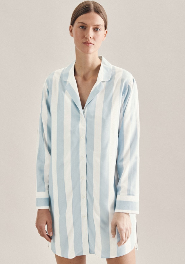 Nachthemd aus 100% Viskose in Hellblau |  Seidensticker Onlineshop