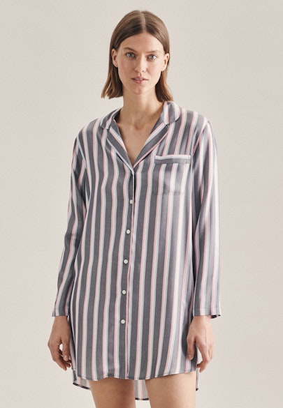 Night shirt Stripes in Grey |  Seidensticker Onlineshop