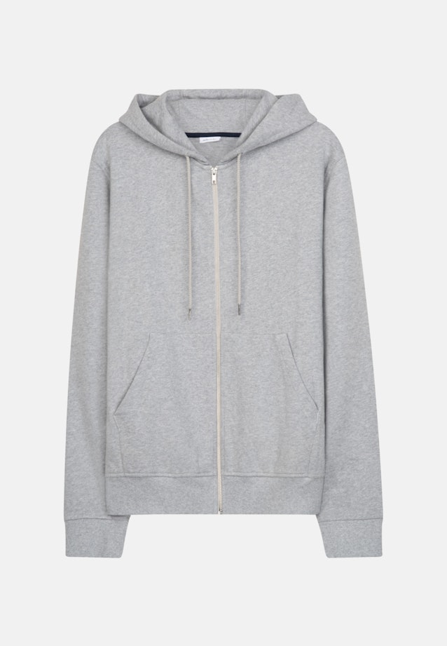 Veste En Sweat Regular Manche Longue in Gris |  Seidensticker Onlineshop