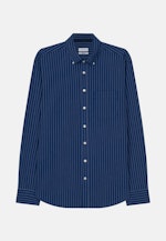 Regular Chemise décontractée rayures in Bleu Moyen |  Seidensticker Onlineshop