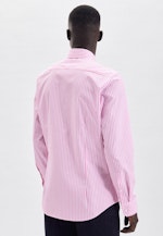 Slim Business Hemd Streifen in Rosa/Pink |  Seidensticker Onlineshop