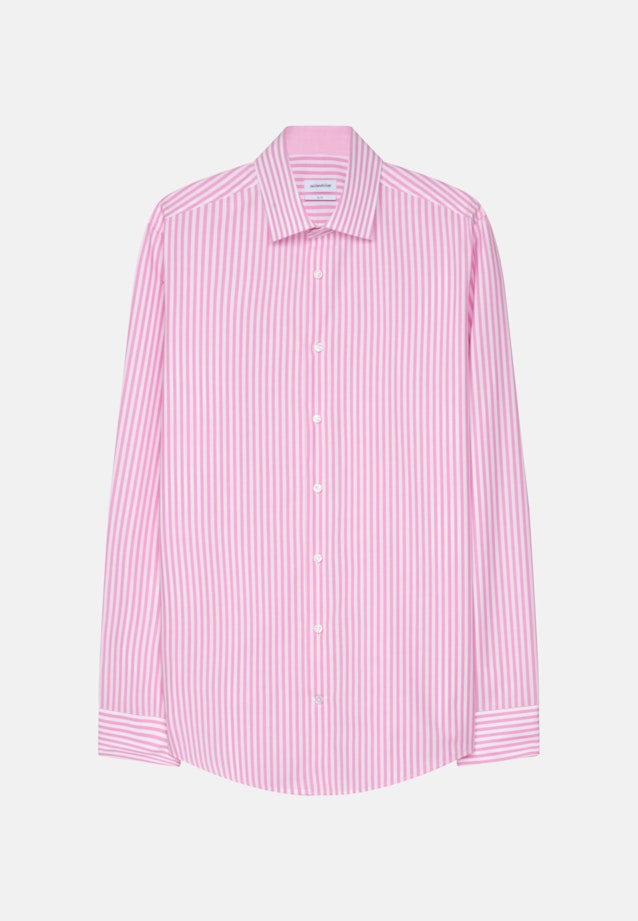 Slim Business Hemd Streifen in Rosa/Pink |  Seidensticker Onlineshop