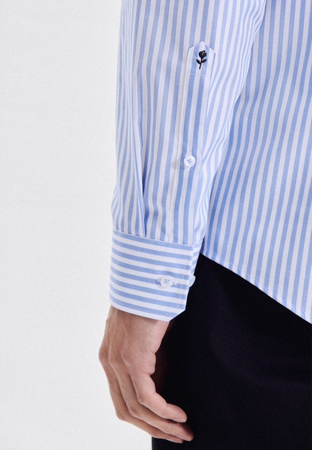 Slim Chemise d'affaires rayures in Bleu Clair |  Seidensticker Onlineshop