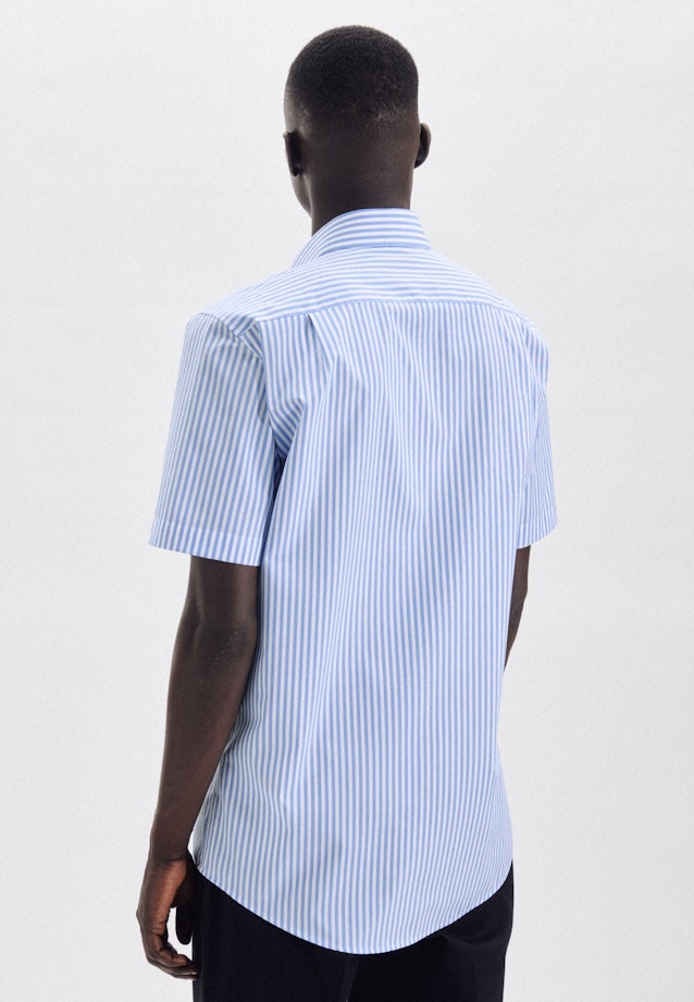 Regular Chemise d'affaires rayures in Bleu Clair |  Seidensticker Onlineshop