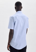 Regular Chemise d'affaires rayures in Bleu Clair |  Seidensticker Onlineshop