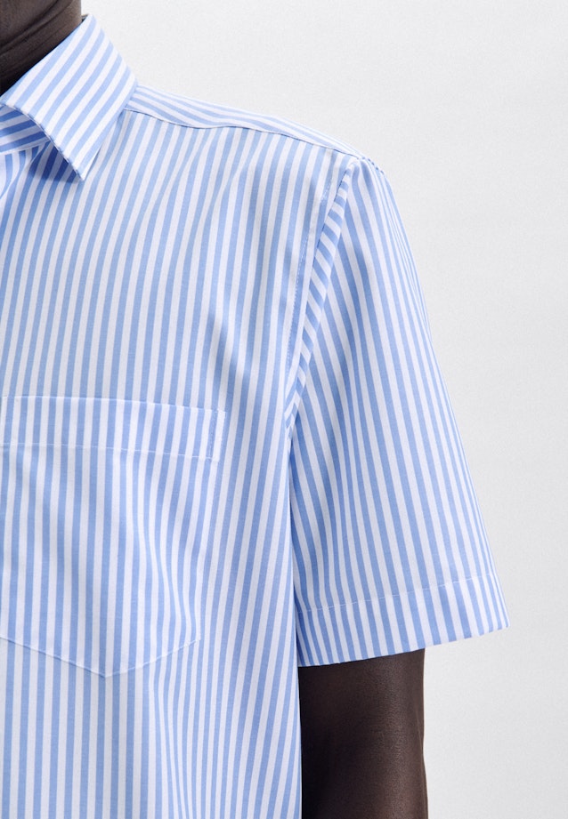 Regular Chemise d'affaires rayures in Bleu Clair |  Seidensticker Onlineshop