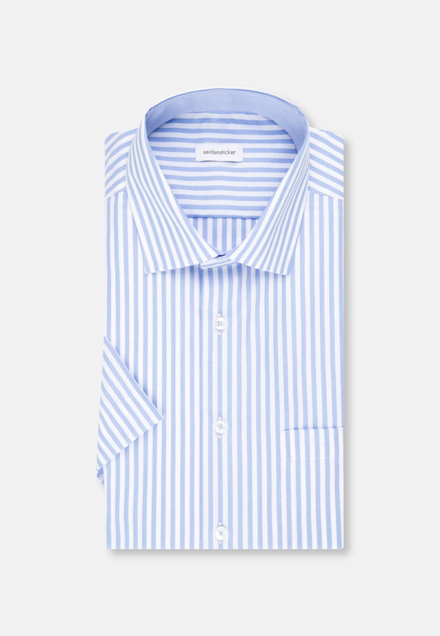 Regular Chemise d'affaires rayures in Bleu Clair |  Seidensticker Onlineshop