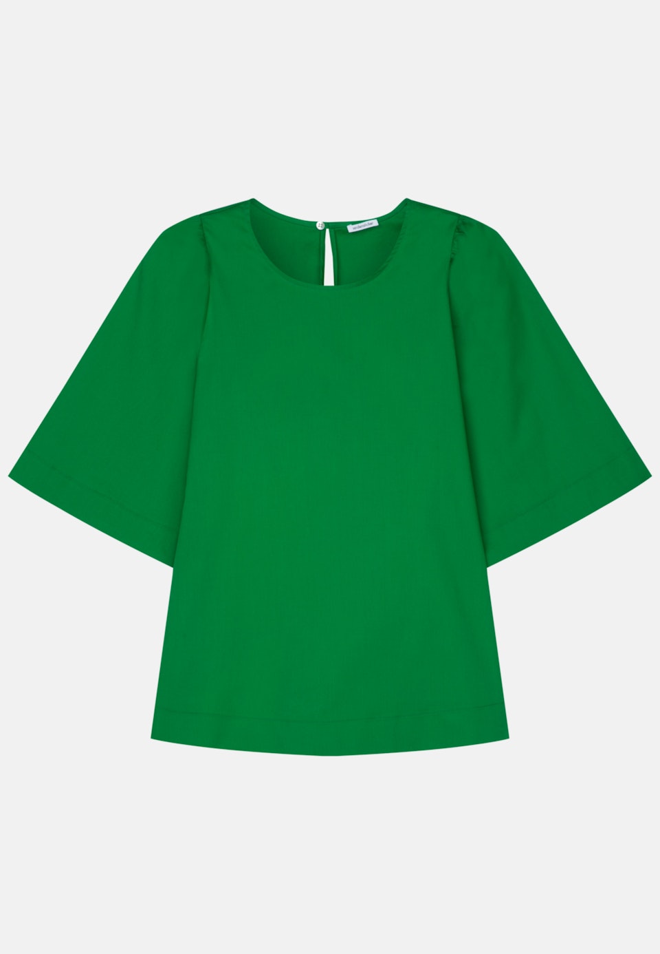 Rundhals Shirtbluse Regular Fit in Grün |  Seidensticker Onlineshop