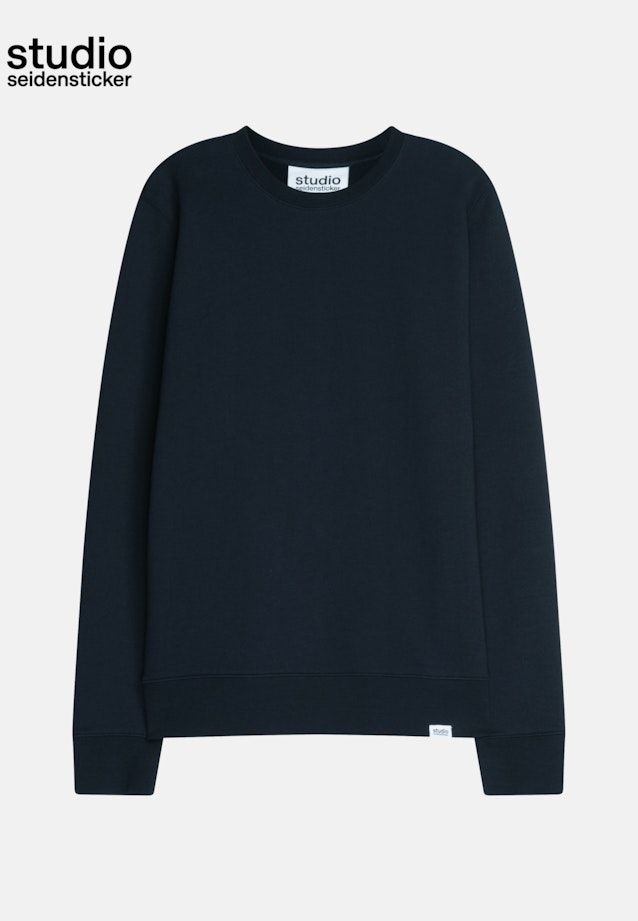 Sweatshirt Regular in Bleu Foncé |  Seidensticker Onlineshop