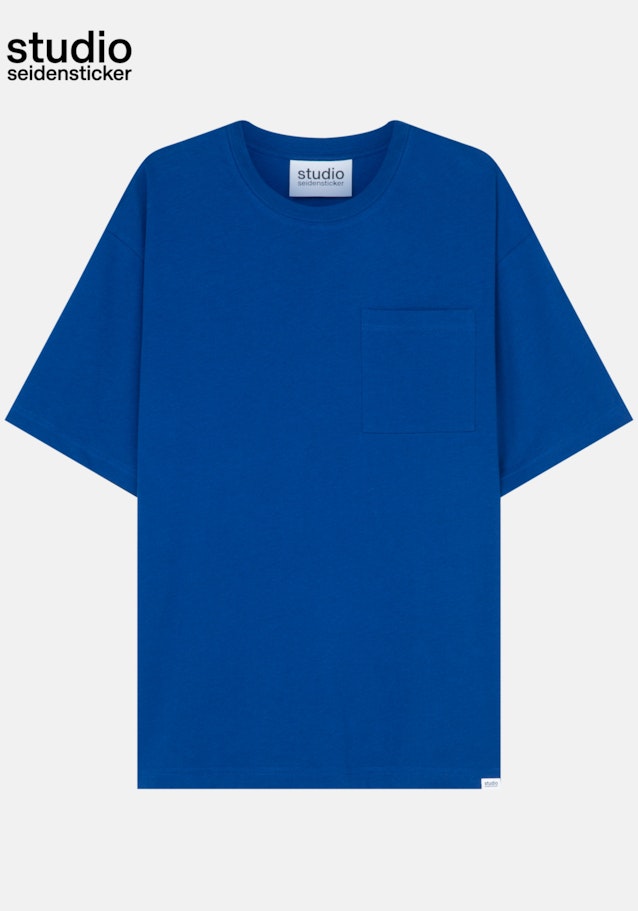 T-Shirt Oversized in Mittelblau |  Seidensticker Onlineshop