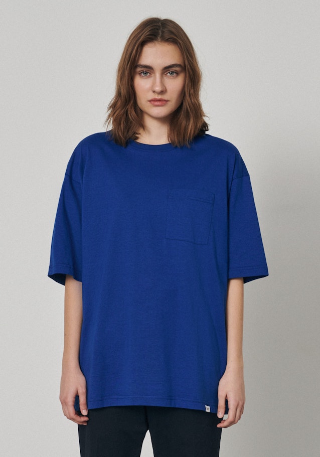 T-Shirt Oversized in Mittelblau |  Seidensticker Onlineshop