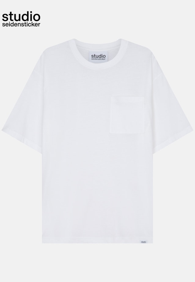 T-Shirt Oversized Manche Courte in Blanc |  Seidensticker Onlineshop