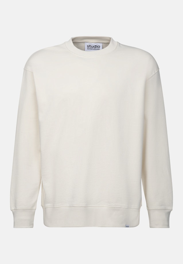 Sweatshirt Oversized Manche Longue in Ecru |  Seidensticker Onlineshop