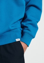 Oversized Sweat-Shirt Uni in Türkis |  Seidensticker Onlineshop