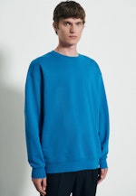 Oversized Sweat-Shirt Uni in Türkis |  Seidensticker Onlineshop
