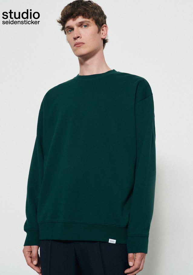 Sweatshirt Oversized in Vert |  Seidensticker Onlineshop